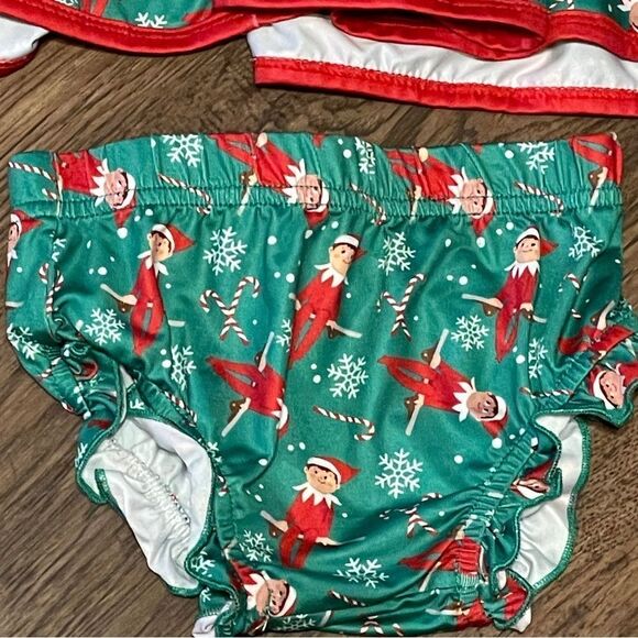 Charlie’s Project Kids Holiday Elf On The Shelf Twirl Dress and Bloomers Size 2T - Picture 9 of 9